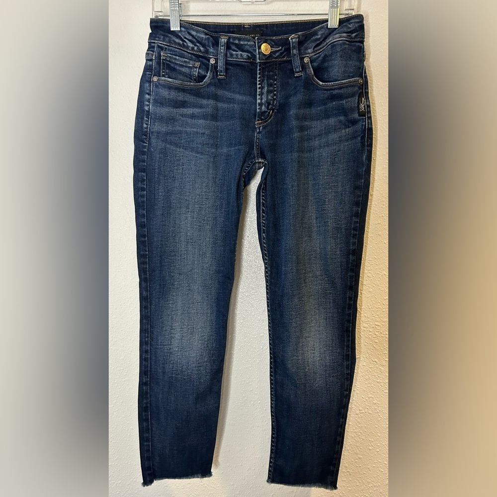 Silver Jeans Blue Skinny Denim Size 28